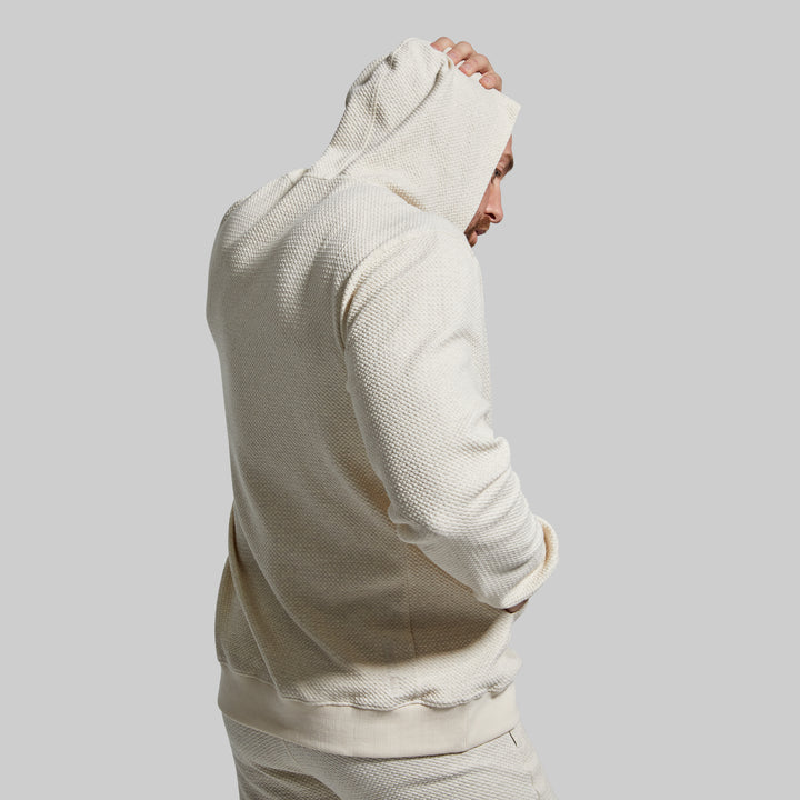 Men's Comfy Hoodie | Oatmeal-Colored Sweatshirt – Born Primitive