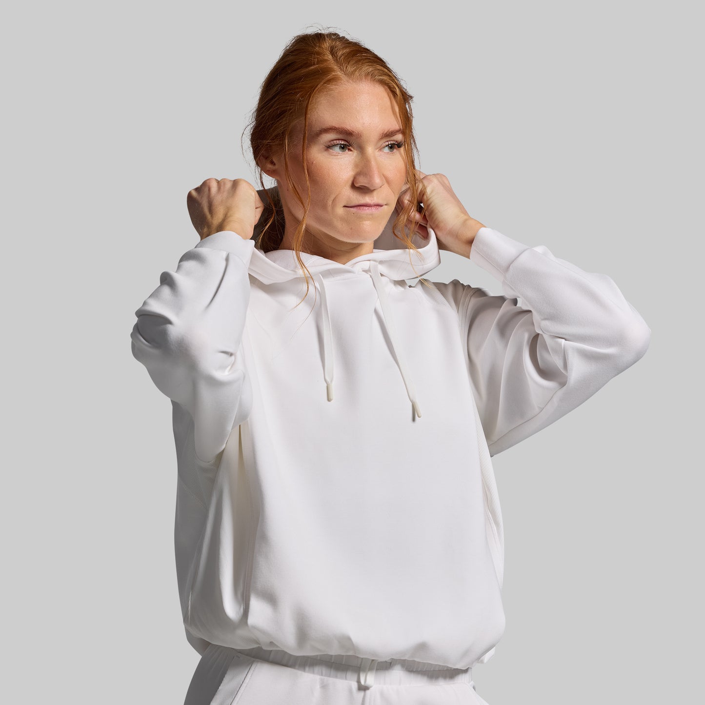 Lounge Lux Hoodie Set (White)