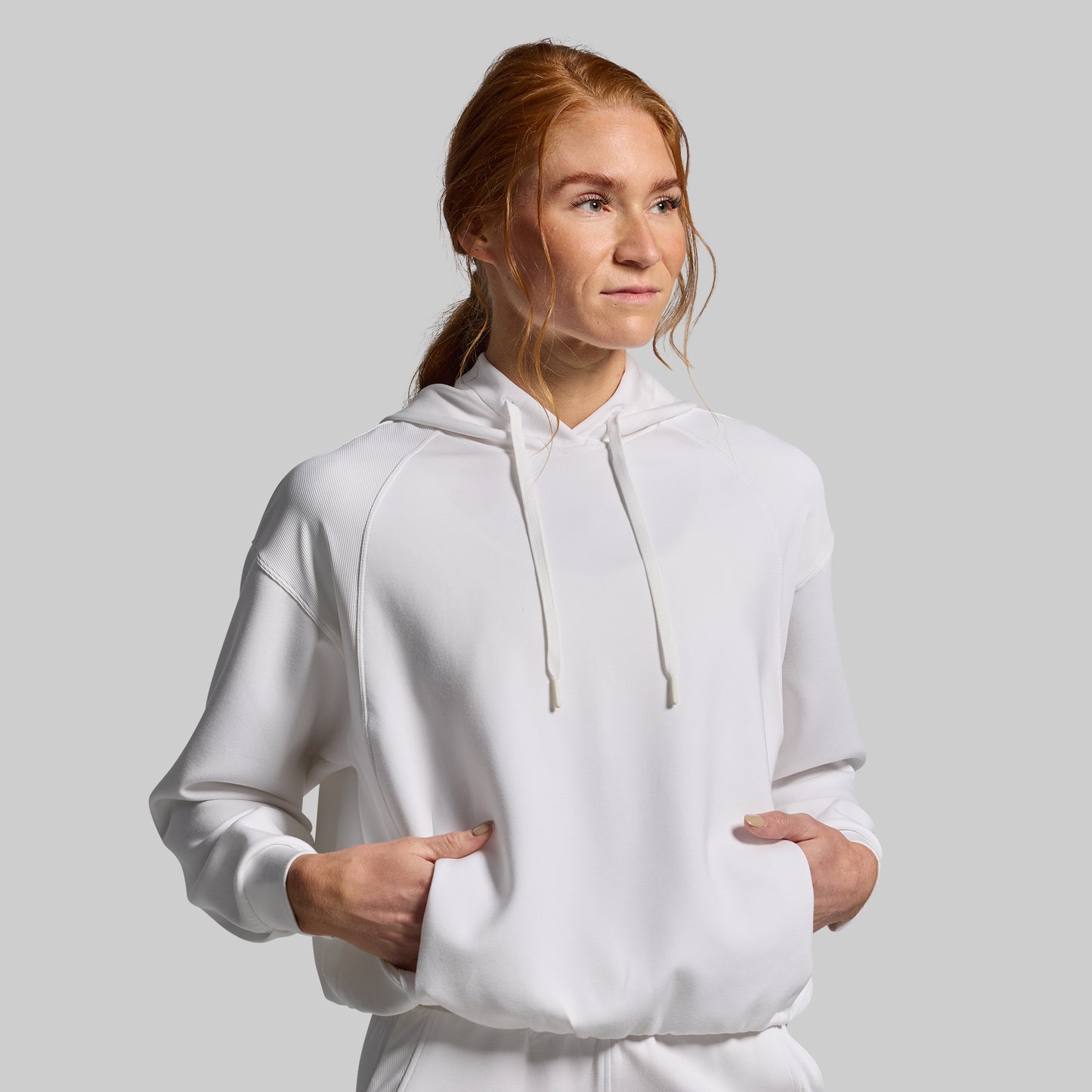Lounge Lux Hoodie Set (White)
