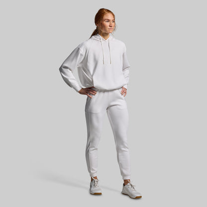Lounge Lux Hoodie Set (White)