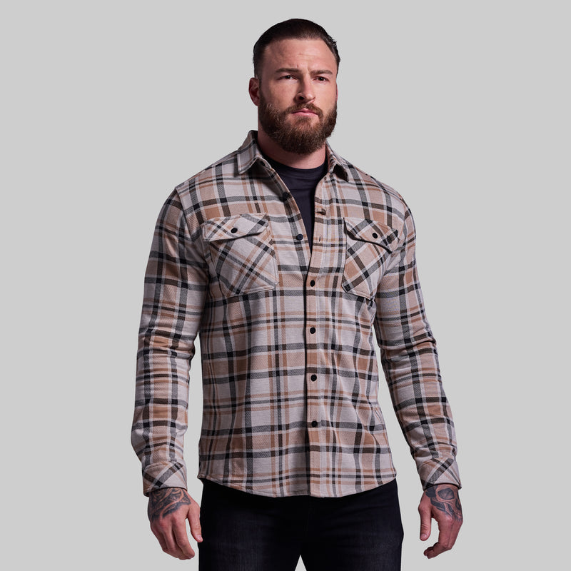 Woodsman Stretchy Flannel (Brushwood)