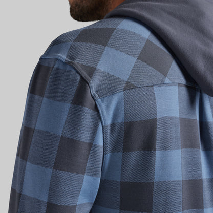 Hooded Woodsman Stretchy Flannel (Overcast)