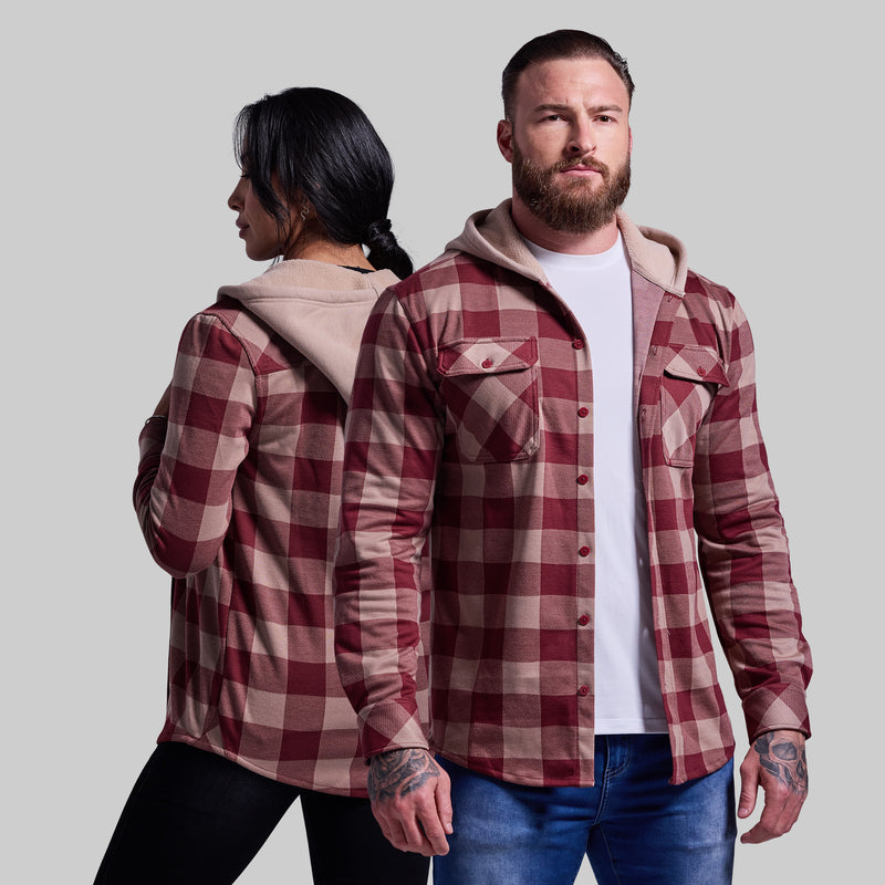 Hooded Woodsman Stretchy Flannel (Dusk)