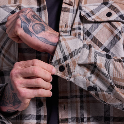 Woodsman Stretchy Flannel (Brushwood)