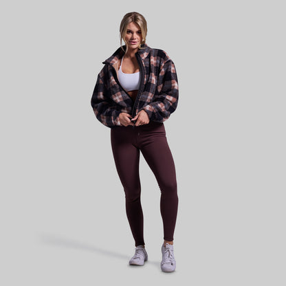 Women's Cropped Fleece Jacket (Kettle)