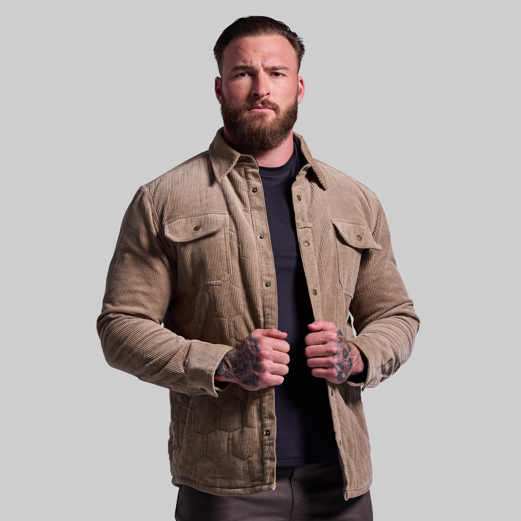 Redwood Jacket (Stucco) | Men's Tan Corduroy Jacket – Born