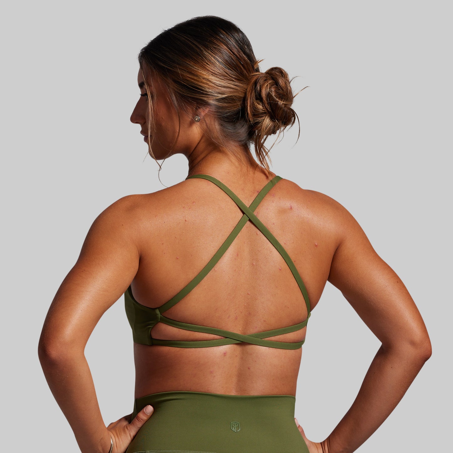 Serenity Sports Bra (Olive)