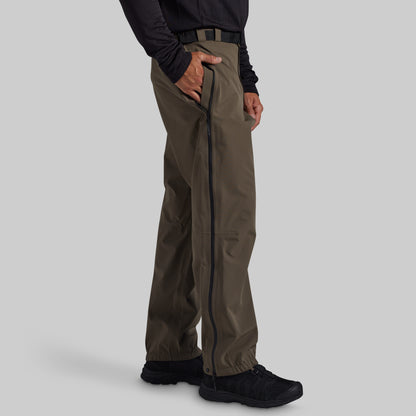 Side view of Ranger Green Mission FLEX Rain Pant 2.0