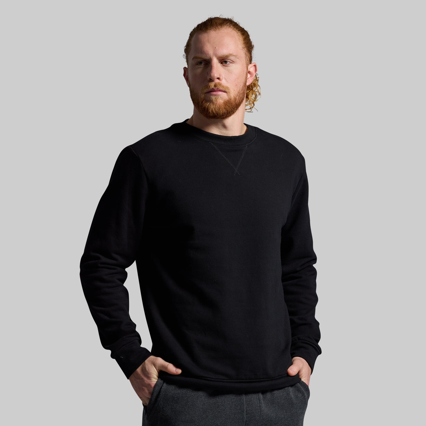 Men's Unmatched Crew Sweatshirt (Black)