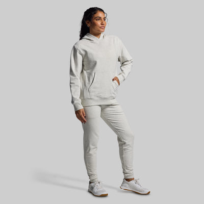 Women's Unmatched Jogger Set (Heather White)
