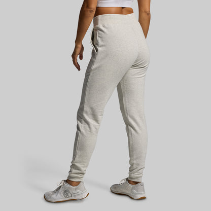 Women's Unmatched Jogger Set (Heather White)