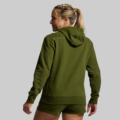 Women's Unmatched Hoodie (Military Green)