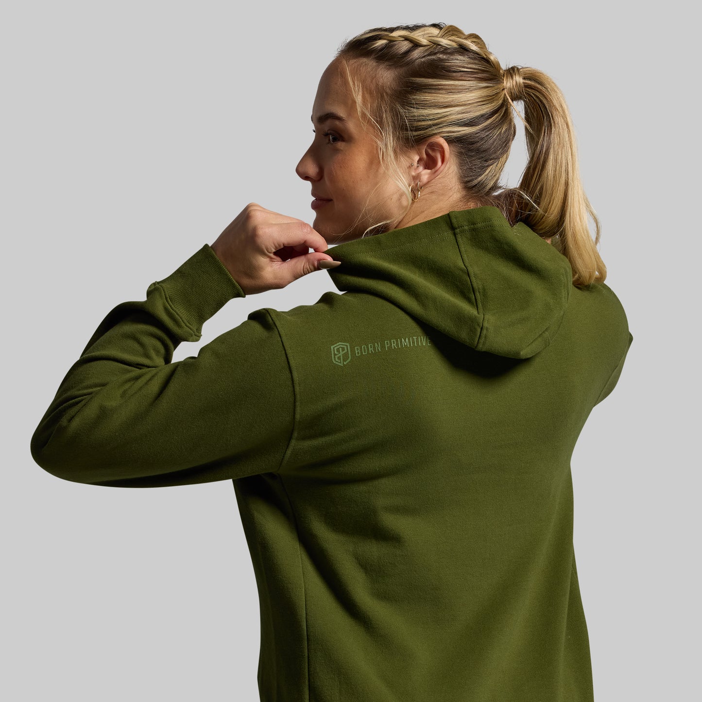 Women's Unmatched Hoodie (Military Green)