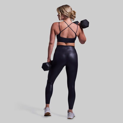 Exhale Sports Bra (Black Melt)