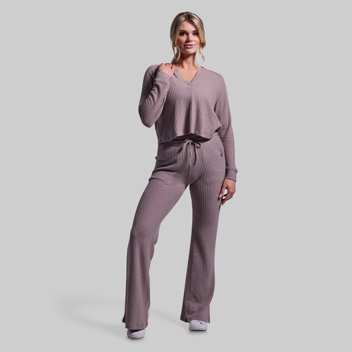 R and R Waffle Long Sleeve (Stucco)