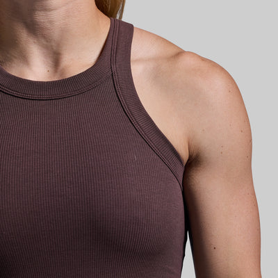 Day to Day Ribbed Tank (French Roast)