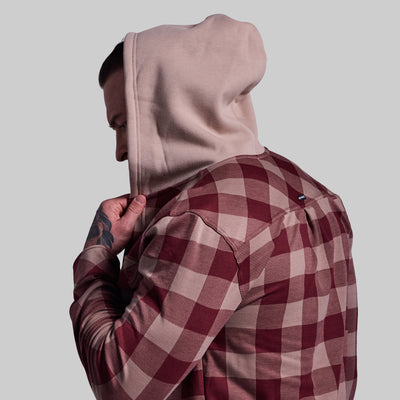 Hooded Woodsman Stretchy Flannel (Dusk)