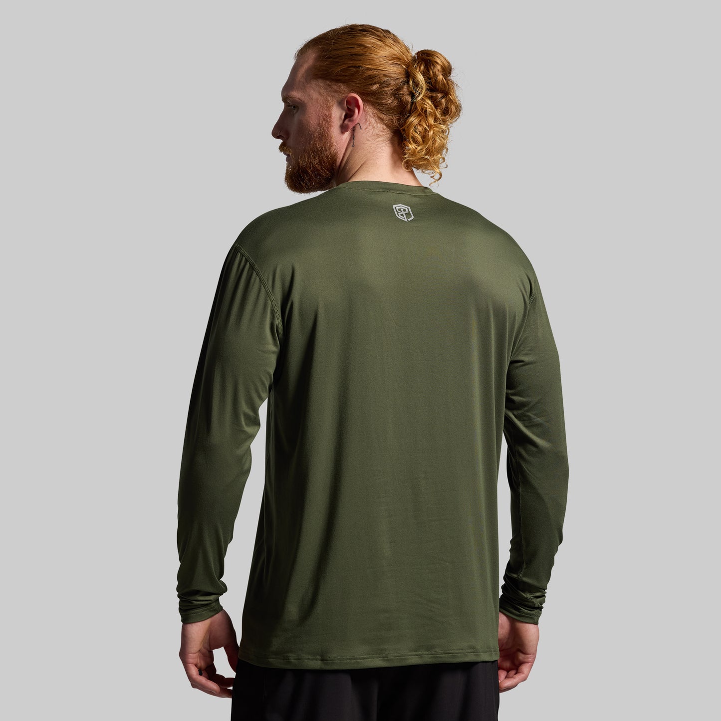 Athleisure Long Sleeve Crew (Tactical Green)