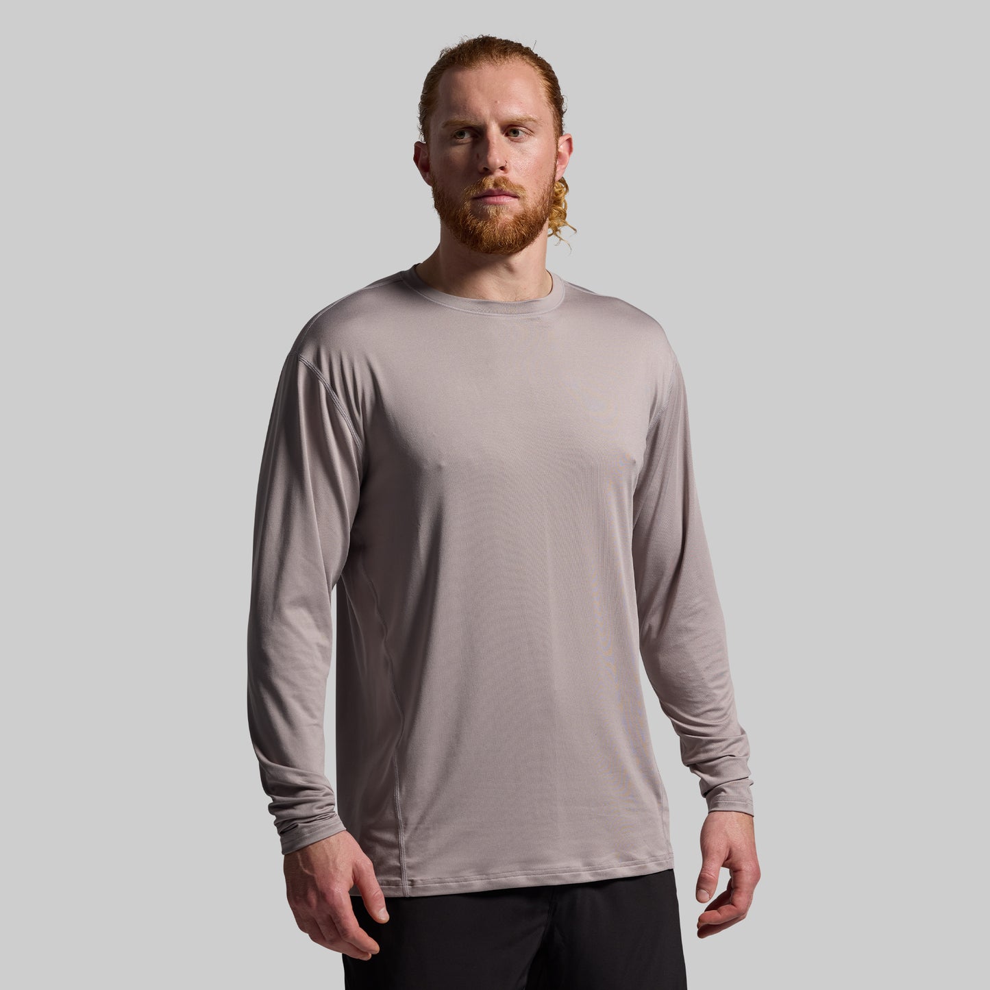 Athleisure Long Sleeve Crew (Stone)