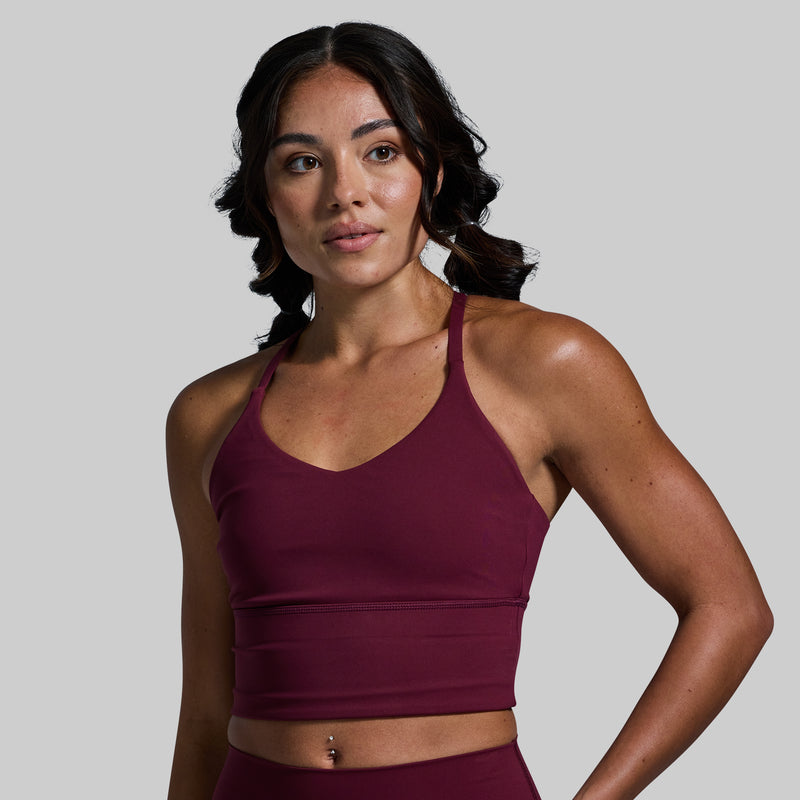 Om The Day Sports Bra 2.0 (Garnet)