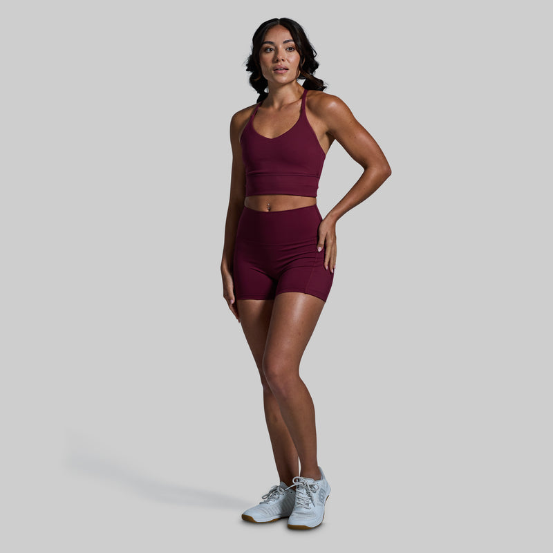 Om The Day Sports Bra 2.0 (Garnet)