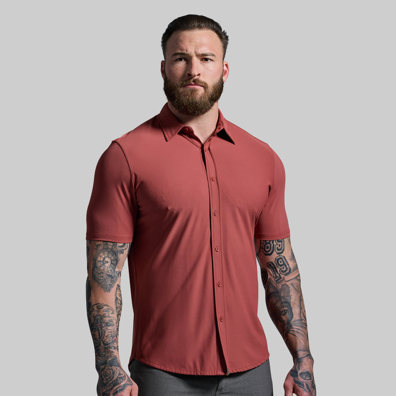 Network Short Sleeve (Marsala)