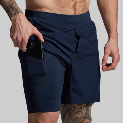 Versatile Short w/ Compression 7" (BP Navy)