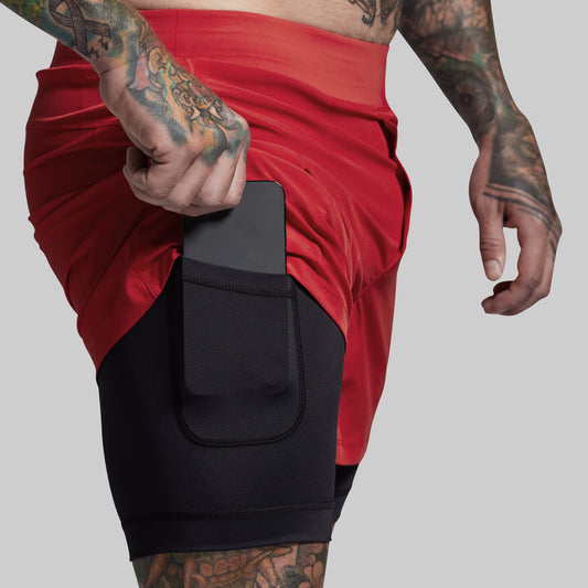 Versatile Short w/ Compression 5" (Adrenaline)