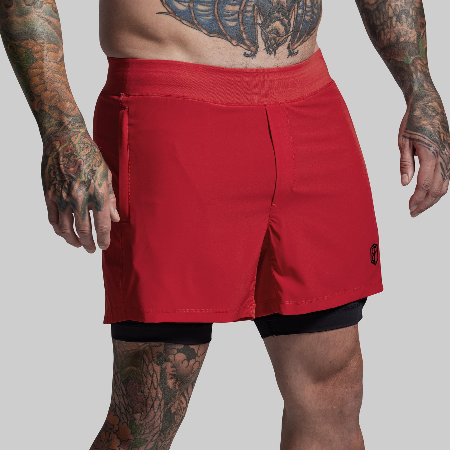 Versatile Short w/ Compression 5" (Adrenaline)