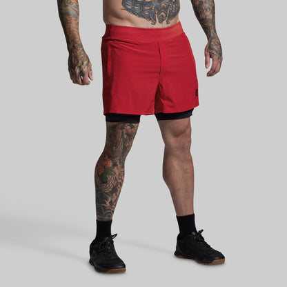 Versatile Short w/ Compression 5" (Adrenaline)