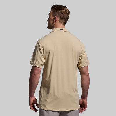 Men's Tek Polo (Beige)