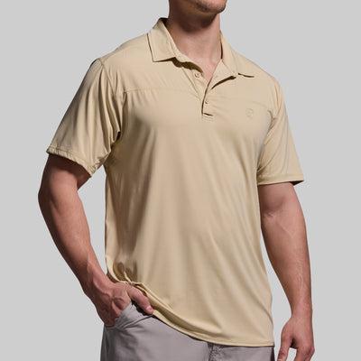 Men's Tek Polo (Beige)