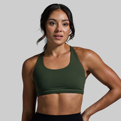 Vitality Sports Bra (Tactical Green)