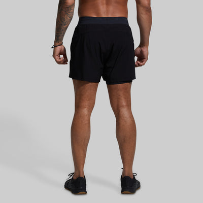 Versatile Short w/ Compression 5" (Black)