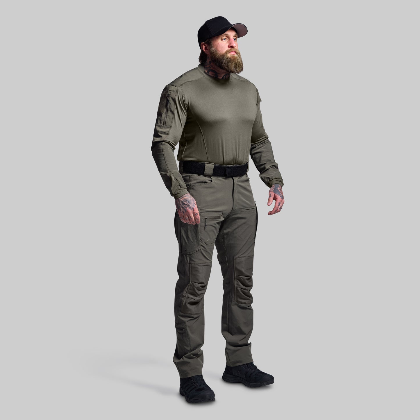 Long Sleeve Op Top (Ranger Green)