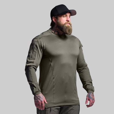 Long Sleeve Op Top (Ranger Green)