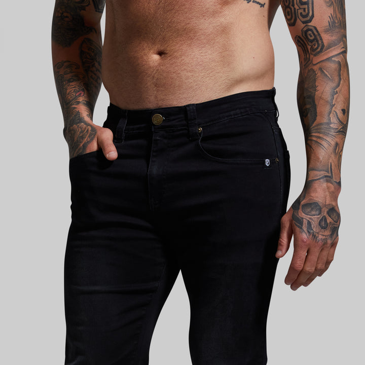 Born Primitive フレックスリーコン ジーンズ ブラック サイズ32 Men's Stretchy Jeans | Athletic Cut Jeans | Stretchy FLEX