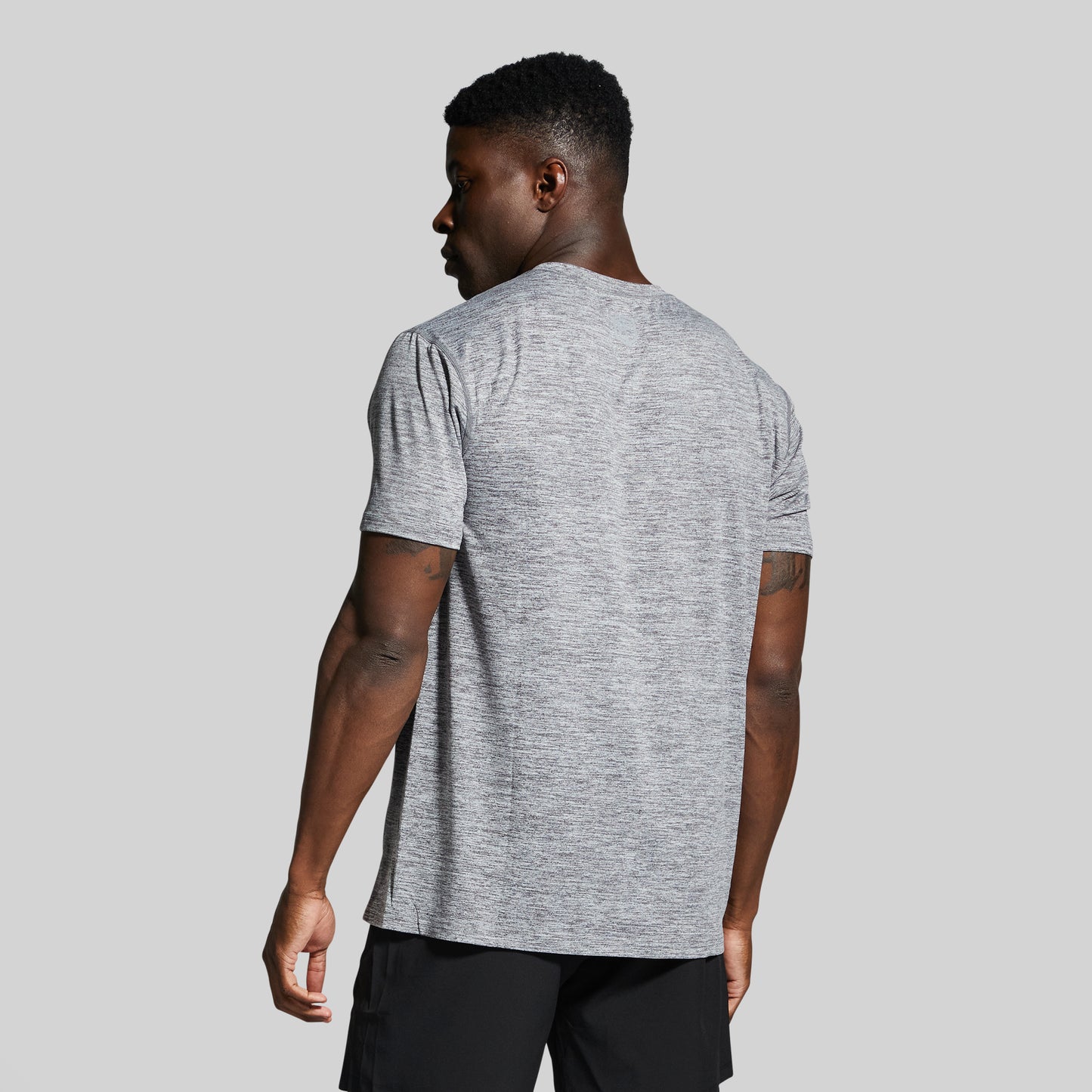 Athleisure Tee (Heather Grey)