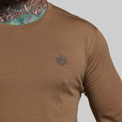 Ridgeline Merino Thermal Top 240 (Coyote Brown)