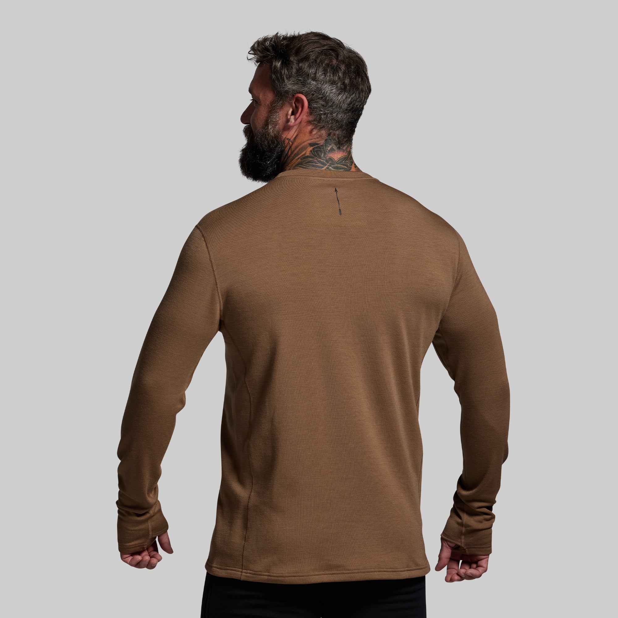 Ridgeline Merino Thermal Top 240 (Coyote Brown) – Born Primitive