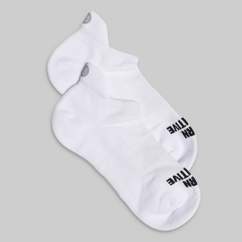 Performance Ankle Sock 2-Pack (Black/White)