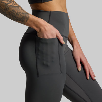 Your Go To 7/8 Legging w/ Pockets 2.0 (Gunmetal)