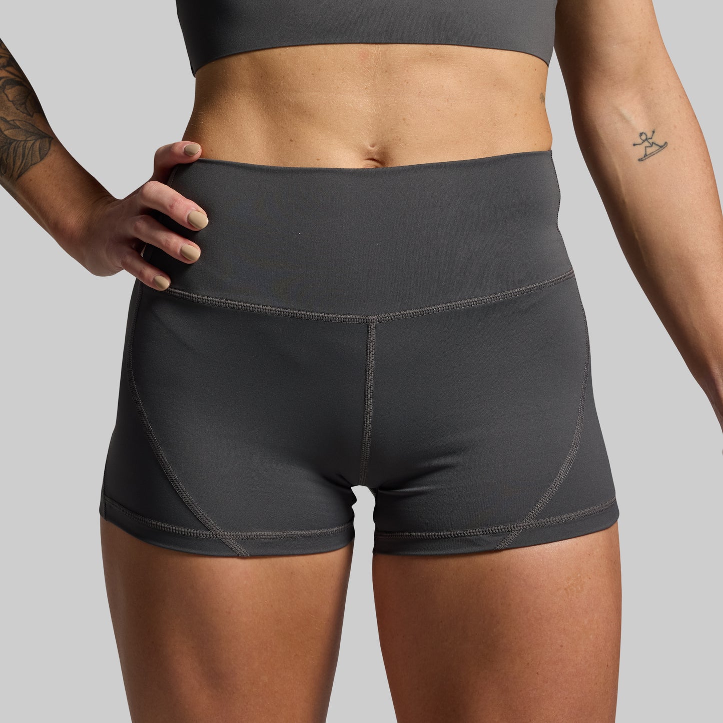 Your Go To Booty Short (Gunmetal)