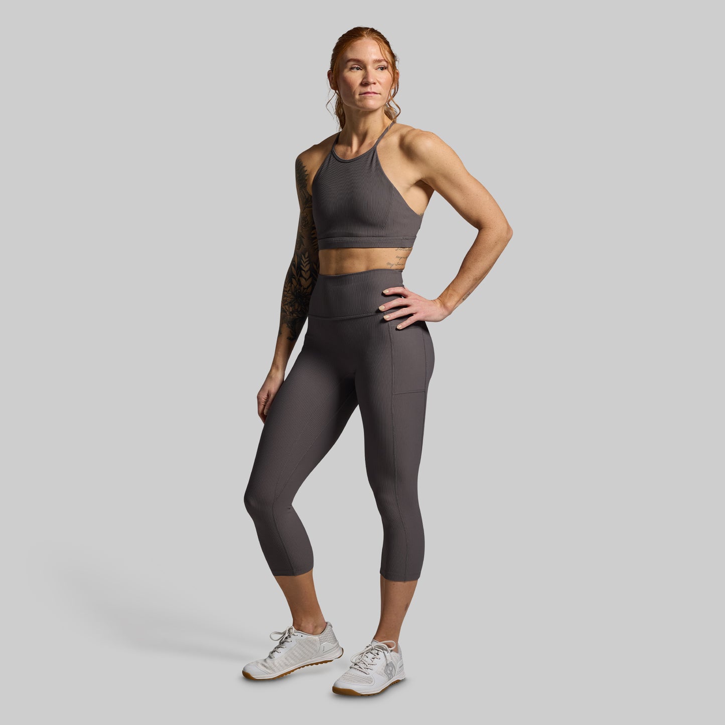 All or Nothing Capri Set (Dark Grey)