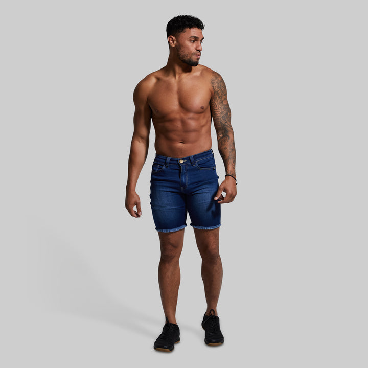 【JEMUT】★男女兼用★ 25SS Skill Washed Bermuda Pants Mens FLEX Denim Jorts | Jorts for Guys | Men's Workout Jeans