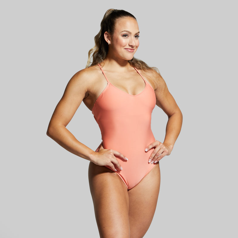 Waterfall One Piece Swimsuit (Flame)