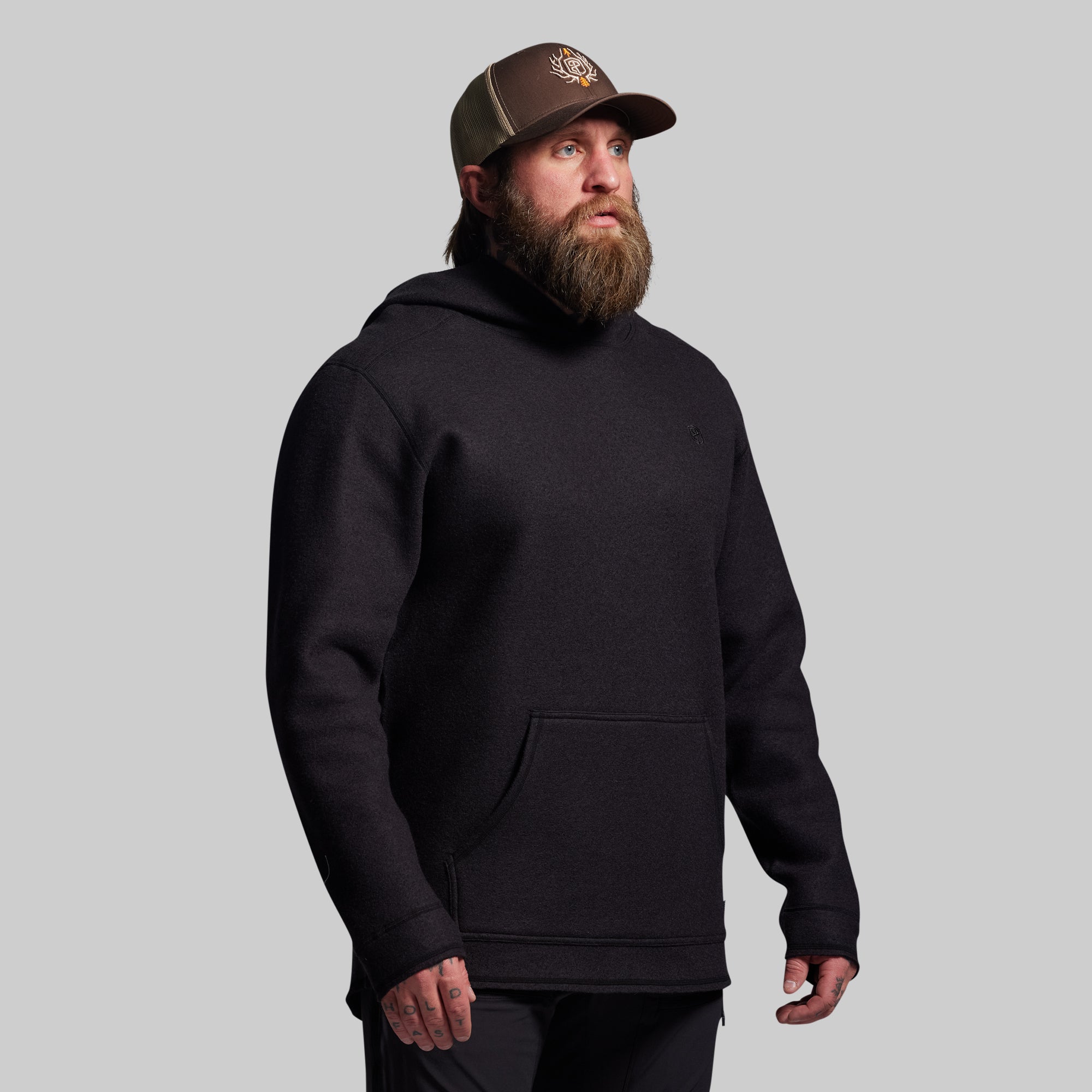 【希少モデル】FUTURE ARCHIVE Born Hoodie ブラック Bushcraft Hoodie (Black) – Born Primitive