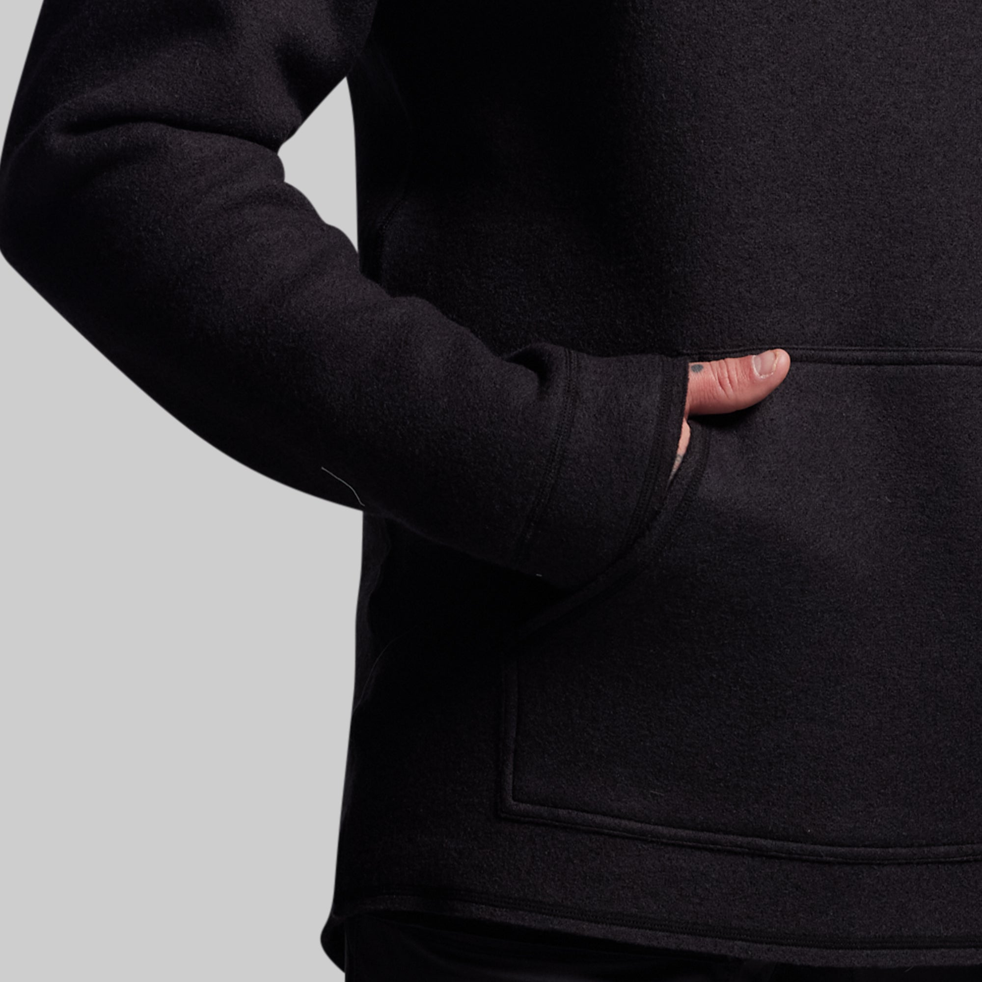 Bushcraft Hoodie (Black) – Born Primitive