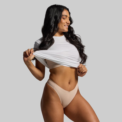 BP Seamless Thong 2-Pack (Black/Nude)