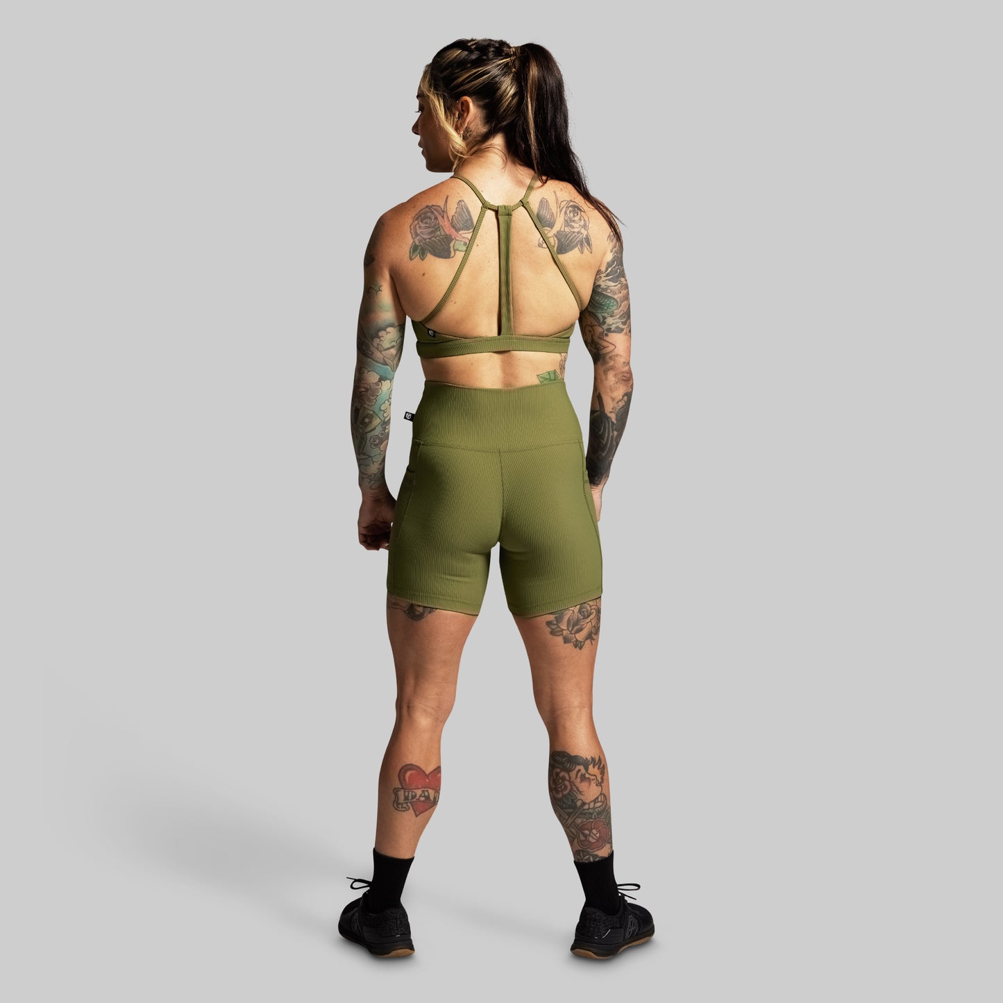 Break the Limits Sports Bra (Army Green)